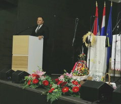 21 June 2021 The Chairman of the Committee on the Diaspora and Serbs in the Region Milimir Vujadinovic at the celebration of Joint Council of Municipalities Day in Vukovar